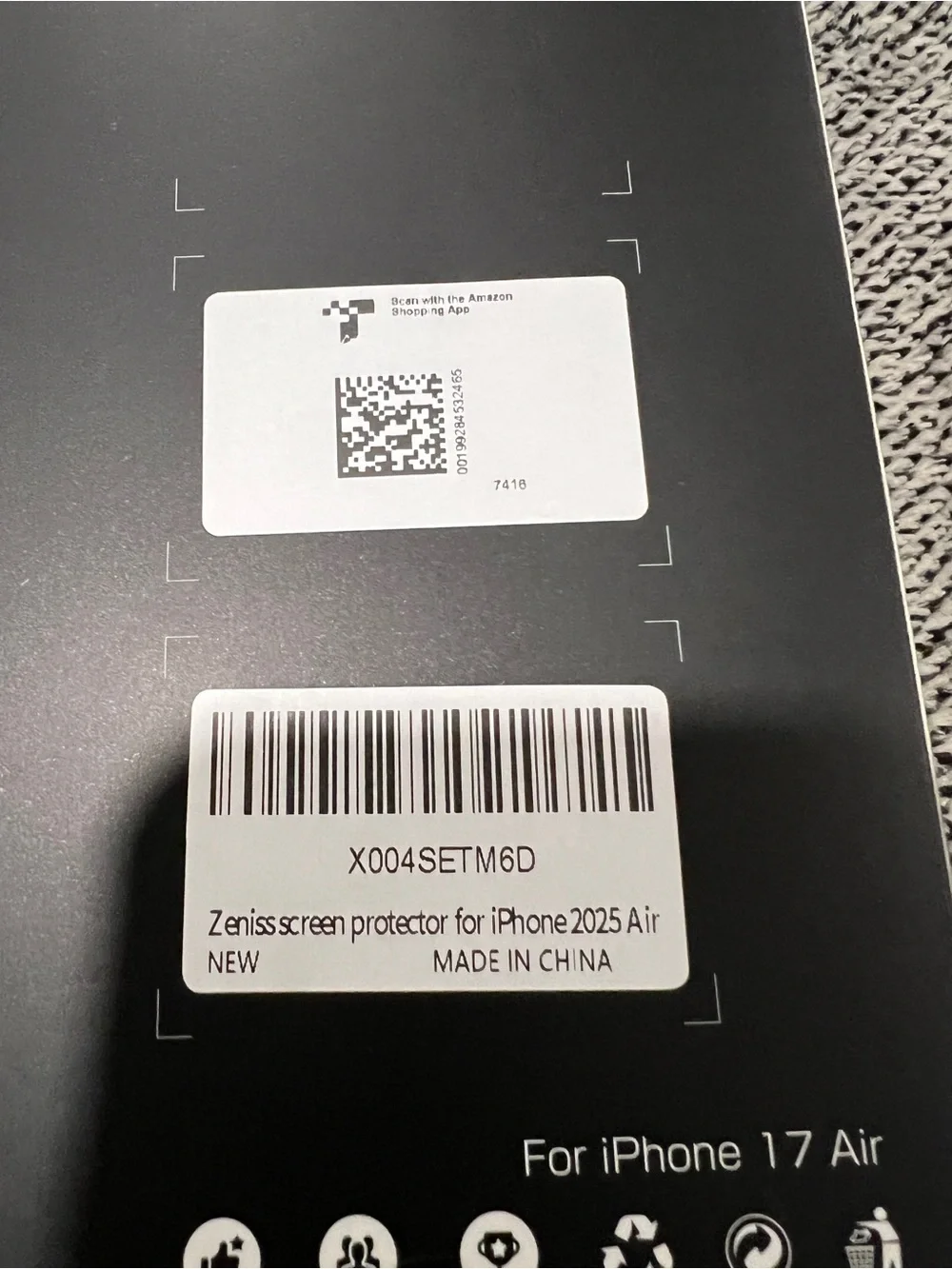 Zeniss Screen Protector for iPhone 17 Air - 2 Pack